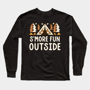 Smores fun outside Long Sleeve T-Shirt